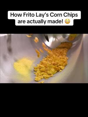 How Frito Lay’s Corn Chips are actually made! 😳 #fritolay #cornchips #fritos 