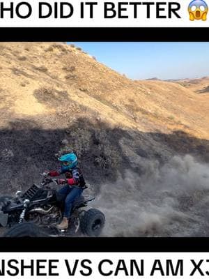 WHO DID IT BETTER BANSHEE 350 or CAN AM X3RR😱😱 @Sik_Alex R DRIVER 💨💨   HAULING ASS 👊 2 STROKE vs CAN AM X3 RR  BEAUMONT CA ⛰️⛰️⛰️ 👍 #banshee #bansheelife #bansheebikes #bansheeseason #bansheekilla #bansheeargentina #bansheeyfzraptor #yamahabanshee350 #yamahabanshee350twin #yamahabanshee350cc #yamahabanshee421 #redline_racing_offroad #trailtech #tagbars #sunftires #foryou #foryourpage #fyu #foryoupageofficiall  #ltr450 #yfz450gang  #yfz450r #ltr450r #atc250r #foryoupage #foryou #fyu #fyp #2strokelover #2strokepower #bansheelover🥵💪🏽🔥 o