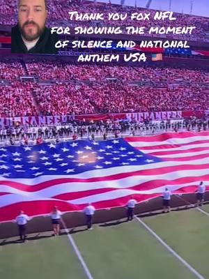 Thanks Fox NFL for showing the moment of silence & National Anthem unlike ESPN #foxnfl #fox #football #neworleanssaints #nola #buccaneers 