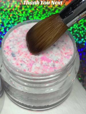 “Thank You Next” glitter acrylic powder swatch. #glitter #vday #vdaynails #glitternails #nailsartvideos #fyp #nailsupply #glitternailstutorial #unasacrilicas #nailtech #nailsalon #nailinspo #acrylicpowder #dippowder #dipnails #acrylicnails 