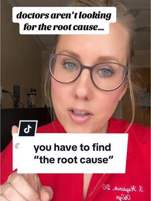 TBH, most of the time someone says “finding the root cause”, it’s someone scamming you on the internet. ALSO, this is different from finding the reason for your symptoms. there’s a difference between diagnosing an issue and “treating” the root cause #rootcause #medicine #pcos #endometriosis 