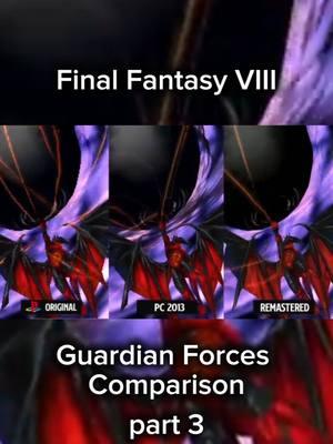 Final Fantasy VIII Guardian Forces Comparison part 3 #finalfantasytiktok #finalfantasy #ffviii #ff8 #guardianforce #carbunkle #diablos 