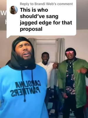 Replying to @Brandi Web we on the way to help him 🤣🤣🤣 #khemistry #khemistrytiktok #khemistrymusic #rnb #viral #jaggededge #proposal #jaggededgeproposal 