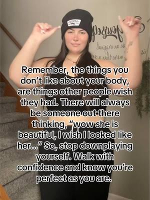 Also, stop looking at others and comparing yourself to them. We all are designed to be uniquely gorgeous.✨ #bodypositivity #selflove #howtoloveyourself #devinefeminine #confidence #lovetheskinyourein #fypシ #foryoupage #allwomen 