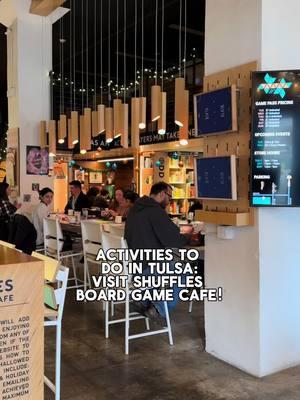 Grab your friends and family and head on over to Shuffles in Downtown Tulsa! This is such a great spot to hangout this Winter! @Jaci & Noah | Newly Weds  #shuffles #boardgamecafe #thingstodointulsa #oklahoma #tulsaoklahoma 