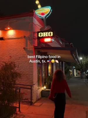 TOP TIER FILIPINO FOOD IN AUSTIN – OKO👏😋 If you haven’t been here yet, you’re missing out! This has quickly become one of my favorite spots to open in Austin this past year. It’s that good and even worthy of its very own Michelin star. 🇵🇭 OKO Austin 📍 1100 East 6th Street Austin, Texas 78702 #austin #austintx #austintexas #atx #okoaustin #austinfoodie #atxfoodie #austinfilipinofood #austintx #austintexastok #austintok 