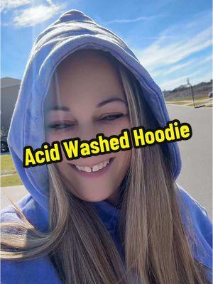 Check out my favorite acid washed hoodie! #acidwashed #hoodie #hoodieseason #womensfashion #womensfashiontrends #womenempowerment  