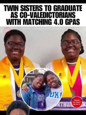 #foryou #fyp #viralvideo #explorepage #viral #btn #BlackTikTok #blacktiktokcommunity #twin #sisters #graduate #valedictorian #gpa 