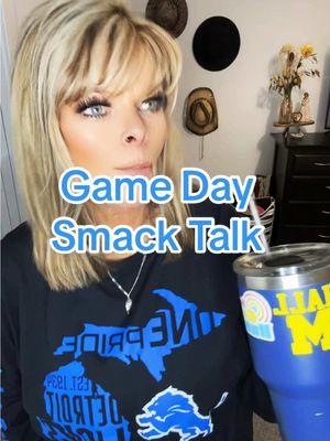 GAME DAY 🏈 Let’s GO DETROIT!!#smacktalk #blahblahblah #gameday #detroitlions #minnesotavikings #nfcnorth #gameoftheyear #313detroit #313 #fypシ #lifewithdenise #zackly #letsbereal💖 #hereforthefun #needarefill🥃 #fypシ゚viral #letsbefriends #tiktokviral #footballtiktok #superbowlbound #michigangirl #cheers #🥃😉 