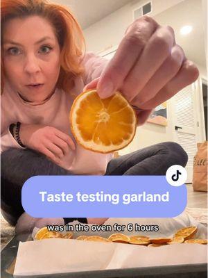 Tasting garland oranges 👍 #tastetest #silly #comedy #garland #orangegarland #driedfruit #comedian #bswift13 