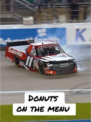 Donuts anyone? 🍩 #TeamToyota #NASCAR #Tundra #doughnut @TRICONGarage 