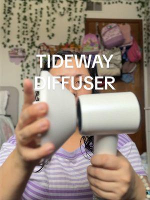 I love the Tideway hair dryer! I use the diffuser option for my curly hair especially rn when it’s wintertime and when I have to go outside it dried hair so fast and I don’t have to risk catching a cold going out with wet hair! This product is legit and I honestly do recommend this for those who are always on the go or have little time to diffuse your curly hair or have little time to dry your hair ! 🙌🏼 #tideway #tidewayblowdryer #tidewayhairdryer #diffusecurlyhair #diffuser #curlyhair #curlyhaircheck #fyp 