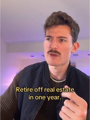 Retire off Real Estate this year. Deadass I bought 16 homes in 2024, but you can retire off 3-4. Felt like dropping the sauce on this fine Sunday. Here’s full strat.  If you don’t know where to start? Link in bio. - - - - - - - - - - - #realestate #wholesalerealestate #housingmarket #firsttimehomebuyer #sales #buyhomes #creativefinance #goals #2025 #wealth #howtomakemoneyonline #wholesaling #sidehustle #money #housingcrisis #financialfreedom #realtor #rentalproperty