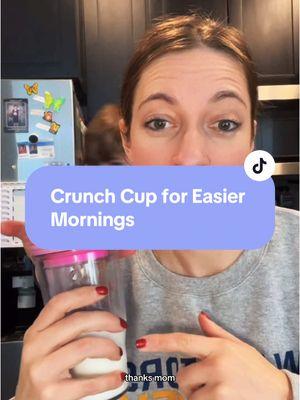 Crunch Cup for the W 🏆#crunchcup #cereal #milk #cereallover #snack #momlife #school #momtok #tiktokmademebuyit #TikTokShop