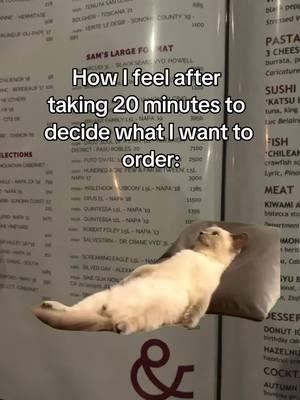 Too hard to decide #decisionfatigue #MentalHealth #RestaurantMenu 