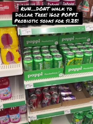 🏃🏾‍♀️🏃🏾‍♀️🏃🏾‍♀️🏃🏾‍♀️#dollartree #dollartreefinds #poppi #poppipartner #probioticsoda #prebioticsodaguthealth #poppiprobioticsoda 