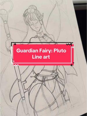 #lasvegasartist #fantasyartist #characterartist #traditionalartist #fairyartist #iamanartist #commissionsopen #lineart #sailormoon #sailorpluto 