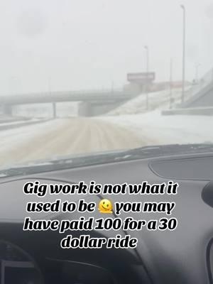 #gigwork #uber #lyft #lyftdriver #rideshare #ridesharestories #stl #saintlouis #snowstorm 