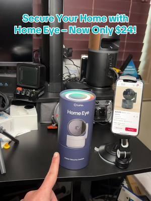 Enhance your home security with the Home Eye AI-powered indoor camera. Enjoy real-time alerts, advanced motion detection, night vision, and two-way audio. Easy setup and smart integration make it perfect for any home. Get yours now for just $24! #HomeSecurity #HomeEye #SmartHome #SecurityCamera #AItechnology #HomeSafety #IndoorCamera #TechDeals #PeaceOfMind #SmartLiving #ProtectYourHome