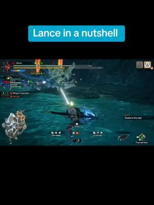 Just keep poking until it's dead 😎 #monsterhunterrisesunbreak #monsterhunter #mhrise #lancemain #fyp #fypシ 