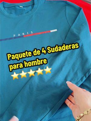 Paquete de 4 Sudaderas para hombre ⭐️⭐️⭐️⭐️⭐️ #men #casual #daily #comfortable #outfit #clothes #pullover #sudaderas #Summer #Viral #TikTokShop #dealsforyoudays #recomendation #paratiiiiiiiiiiiiiiiiiiiiiiiiiiiiiii 