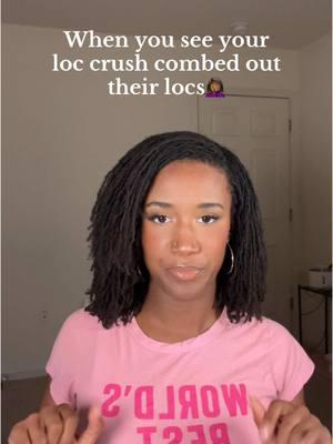 Who’s your loc crush?  #sisterlocks #microlocsjourney #locjourney   #sisterlocksjourney #naturalhairtiktok #womenwithlocs 