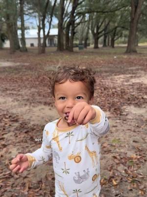 If you’re wondering why he’s in pajama shirt, diaper, & tennis shoes…it’s bc as soon as he wakes up he immediately wants to go outside and thinks I’m out to get him when I try to change him or put pants on him lol so as long as it’s not cold outside… I don’t fight it 🤷‍♀️🤣 #okaybaby #preston #trend #funnykids #foryou #toddlersoftiktok #feralboys #funnyvideo 