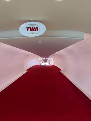 one of the absolute coolest now turned hotels I’ve ever seen! If you’re ever in or near JFK airport you have to stop into the original TWA hotel! #travel #nyc #coolhotels #twa #travelnyc #newyork 