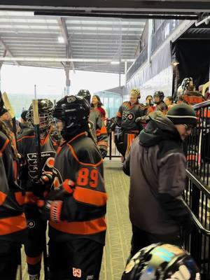 Trying to get a bad ass video before the championship game #littleflyers #girlsicehockey #goalies #hockey 