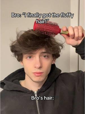 Who’s will tell him? #hair #fluffyhair #looks #fyp #viral 