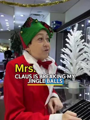 Mrs. Claus Is Breaking My Jingle Balls @Scottie #jingle #balls #christmas #santa #jewlery #christmastree #christmasgift #livingmybestlife 