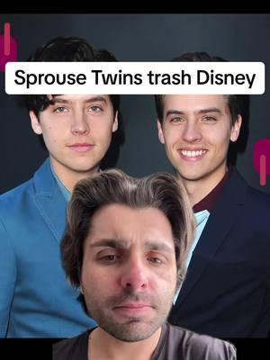 Sprouse Twins trash Disney. #colesprouse #dylansprouse #disney #charlesperalo #celebrities 