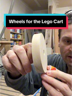 Cutting out Lego cart wheels with the CNC! Using the blue tape and super glue method for a clean, tab-free finish. Quick tip: my CNC remote makes setting zero points a breeze. Check out how the recessed bolts create a seamless look for the wheels! #cncproject #woodworkingtips #legobuilds #makersgonnamake #diycraft 