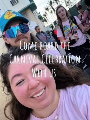 We made it!!!!! Come board the @carnival Celebration with us! #cruise #carnivalcruise #cruisetok #vacationmode #vacationvibes #vacationideas  #nodepressionhere #funinthesun #miami 