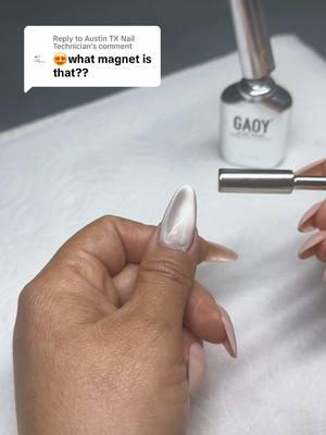 Replying to @Austin TX Nail Technician #cateye #cateynails #cateyenailart 