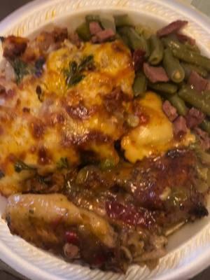 #raviolilasagna #greenbeansandcajunsauage #bakechickenandgravy #todaysdinner #fyp 