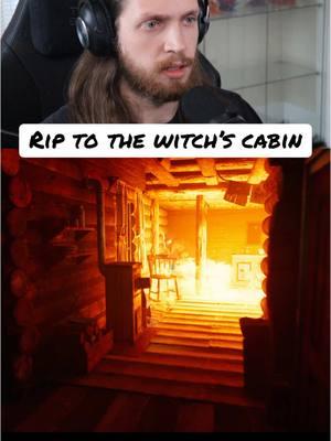 Rip to the witch’s cabin #FYP #ExplorePage #ViralReels #TrendingNow #ReelsForYou #ReelsViral #ViralGaming #GamingReels #HorrorContent #ScaryReels #ReelItFeelIt #ExploreGaming #SpookyVibes #ShockFactor #GamingCommunity #HauntedCabin #HorrorGaming #CreepyVibes #ReelsTrending #viralnow 