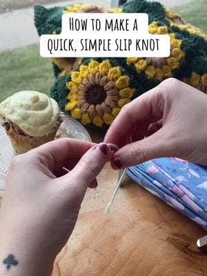 🧶✨Most crochet projects start with a slip knot, so it’s important to practice making them when you start learning how to crochet. . There are so many ways to make a slip knot - here is one quick and simple way to try it out! 🧶 Let me know how it works for you!  . #crochet #crochettok #crochetok #crochetwithme #slipknot #crochettutorial #crochetstitches #slipknottutorial #howtomakeaslipknot #howtocrochet 