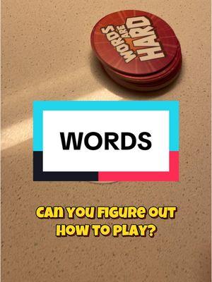 Let’s Play Words Are Hard🗣️ #wordsarehard #cardgame #gamesoftiktok #pilesgame #uno #GameNight