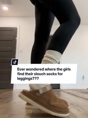 Have you ever wondered where all the girls get their adorable slouch socks? They look so freaking cute with leggings and some form of clogs! You can find them right here on TikTok shop on sale! #slouchsocks #3pair #onsale#CapCut 