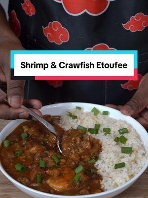 Shrimp and Crawfish Etouffee! Perfect Comfort Food! Truly One Of My Favorite Dishes When It Comes To Creole/Cajun Food! Grocery List Below! 🚨Grocery List🚨 - Shrimp - Crawfish - Onions - Celery - Green Pepper - Garlic - Tomato Paste - Seafood Stock - Worcestershire Sayce - Hot Sauce - Cajun Seasoning - Bay Leaves - Green Onions #atlchefd #mealsathome #athomemeals #food #etouffee #seafood #seafoodetouffee #shrimpandcrawfishetoufee 