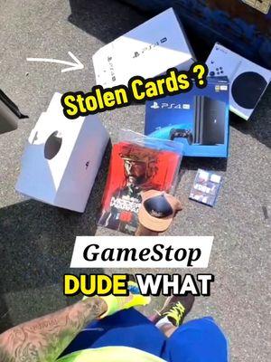 Gamestop dumpster was loaded with video game stuff and I found stolen gift cards ditched !!  #game #gamer #playstation  #dumpsterdiving 