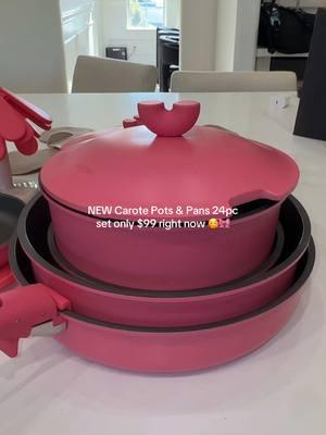 This is almost 50% off what it normally is! The quality and the colors are so much better than before!! This completes my kitchen 🫶🏽 #carote #carotepotsandpanset #carotecookware #cookware #kitchenmusthaves #KitchenHacks #ttsdelightnow #newyearnewaura #ttslevelup #giftguide #pinkkitchen #TikTokShop #kitchenorganization 