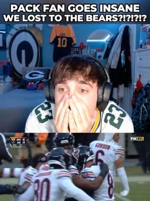 I CANT DO IT WE LOST TO THE TRASH BEARS! #greenbaypackers #chicagobears #jordanlove #calebwilliams #jairealexander #christianwatson #jaydenreed #joshjacobs #malikwillis #nfcnorth #footballtiktok #foryoupageofficiall #fyp