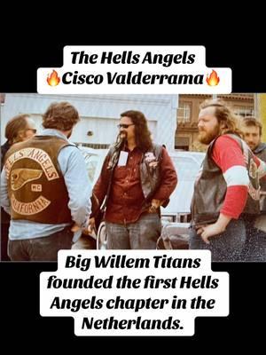 Cisco Valderrama and Big Willem Titans of the Hells Angels At the center of this iconic image are two of the most influential figures in Hells Angels history. In the middle stands Cisco Valderrama, the legendary leader of the Oakland Hells Angels, a chapter that shaped the global influence of the club. Known for his commanding presence and sharp leadership, Cisco’s name is synonymous with power in the biker world. To Cisco’s left is Big Willem the nickname of Willem van Boxtel, the Dutch outlaw biker who founded the first Hells Angels chapter in the Netherlands. Big Willem’s vision brought the club’s reach to Europe, making him a pivotal figure in expanding the Hells Angels’ global legacy. Together, these men were symbols of power, unity, and the enduring spirit of the Hells Angels a testament to the brotherhood’s influence around the world. #CiscoValderrama #BigWillem #HellsAngels #OaklandHellsAngels #HellsAngelsNetherlands #BikerLegends #OutlawBikers #MotorcycleCulture #BikerBrotherhood #HellsAngelsHistory #BikerIcons #MotorcycleLegends #GlobalBrotherhood #RideOrDie #RoadWarriors #BikerLeadership #OutlawSpirit #RebelCulture #LiveFast #LegendaryBikers #OpenRoad #BikerPioneers #BikerUnity #RideFree #MotorcycleHistory #BikerHeroes #BrotherhoodForever