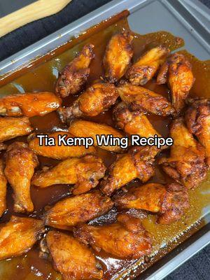 Tia Kemp’s wing recipe. 10/10 these wing were fireeeee. #hothoneywings #tiakemp #Recipe 