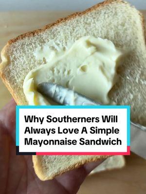 It's a sandwich only a Southerner could love. #mayosandwich #southernfoodtiktok #mayonnaiserecipe 