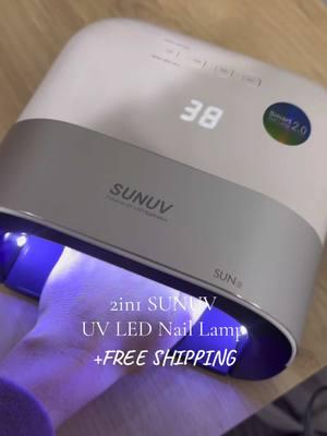 This UV nail lamp is amazing! #nails #lednaillights #athomemanicure #sunuv #newyearnewaura #TikTokShop #tiktokshopfinds #tiktokshopjumpstart #newyearsale 