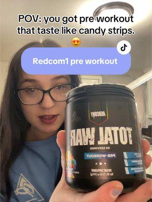 Literally tastes just like candy!!! So yummy!! #tiktokmademebuyit #shopping #tiktokshopaffiliate #contentcreators #buynow #redcon1 #redcon1preworkout 