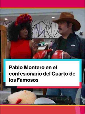 ¡Uff qué calor! 🥵🔥 #PabloMontero estuvo con #ChikyBombom en el confesionario del Cuarto de los Famosos para sacar algunas verdades. 🙌🏼